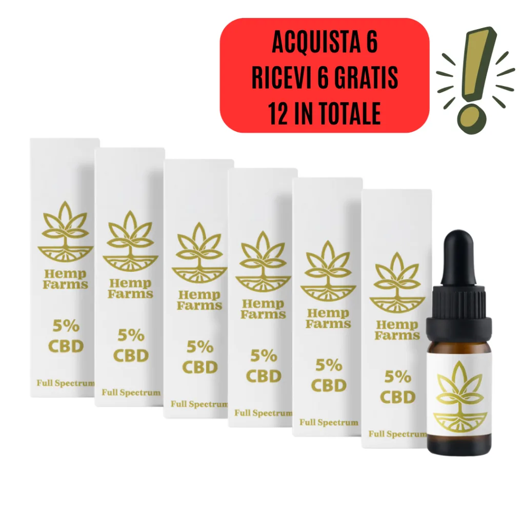 CBD Olio Full Spectrum – Super Combo 6 x 5% (3000mg) Spring Promo