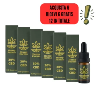 CBD Olio Full Spectrum – Super Combo 6 x 30% (18000mg)