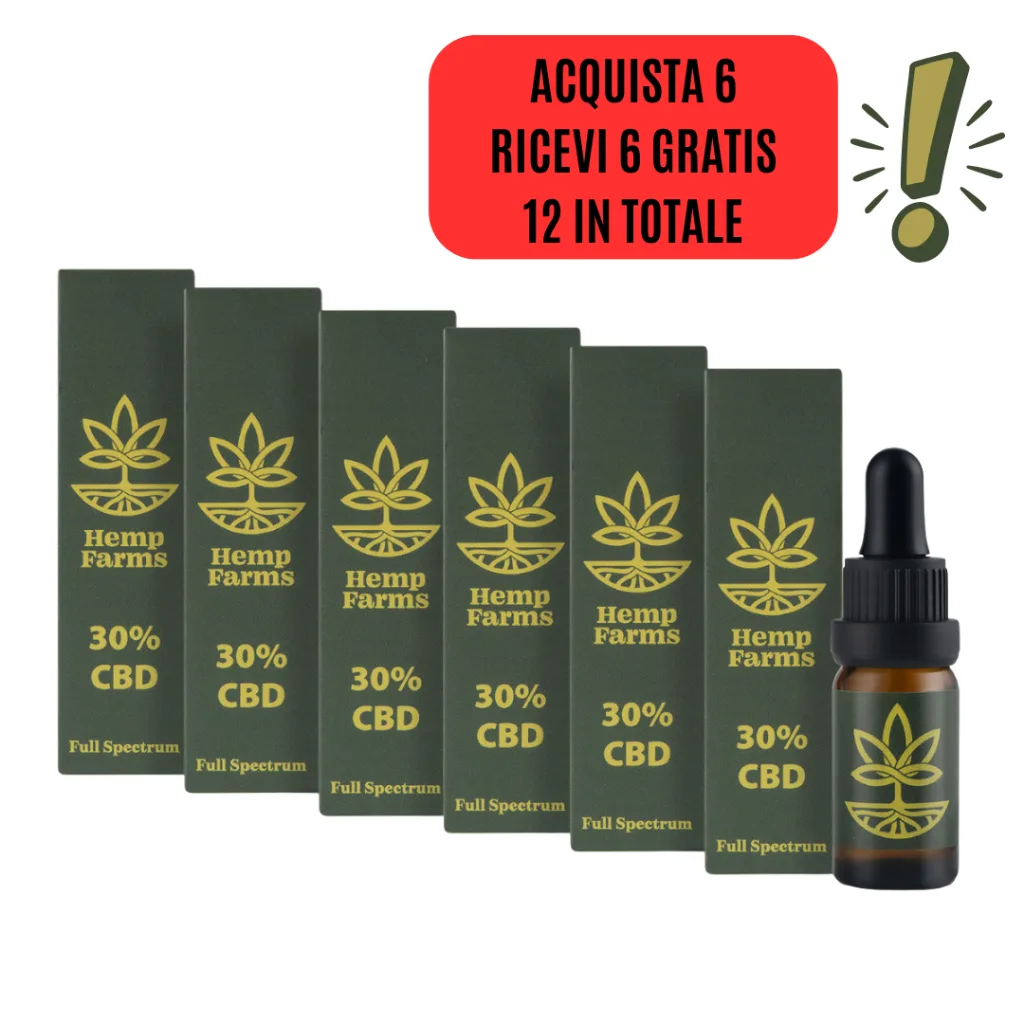 CBD Olio Full Spectrum – Super Combo 6 x 30% (18000mg) Spring Promo