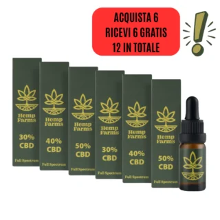 CBD Olio Super Combo – (2 x 30%) + (2 x 40%) + (2 x 50%)
